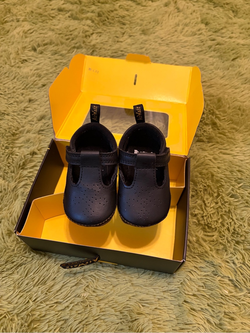 Dr. Martens Black Baby Mary Jane Walker Shoes